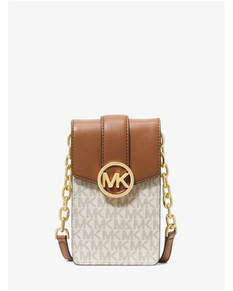 michael kors carmen small|Carmen Small Logo Smartphone Crossbody Bag .